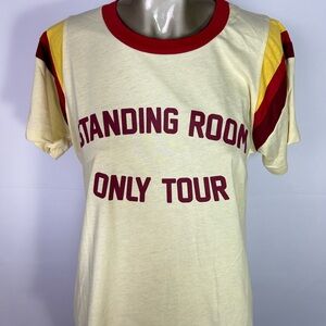 Tim McGraw Official SRO TOUR CAMP STRIPE T-SHIRT Standing Room Only Tour NWOT